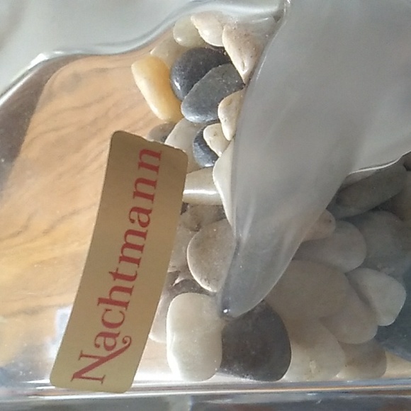 NACHTMANN DOLPHIN 🐬 MARINE FROSTED/CLEAR VASE  EV - Picture 3 of 15